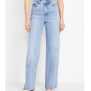 Old Navy Extra High Rise Wide-Leg Jeans Size 2